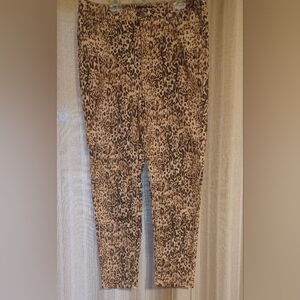 Earl Skinny Leopard Print Jeans